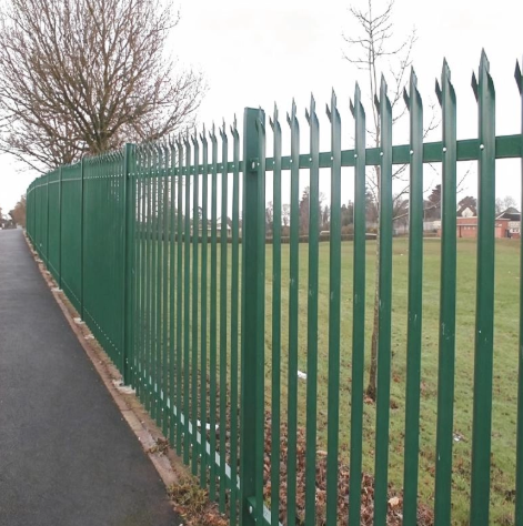 Anti-Climb Galvanized Steel Fence