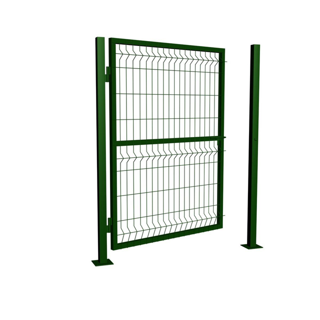 Factory Direct Galvanized 3D Fence Single Gate with Lock System for Garden and House