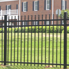 Galvanized Tubular Black Steel Fence Panel for Residential