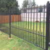 Steel Fence Manufacturer Decorative Garden Steel Fence Panels for Backyard