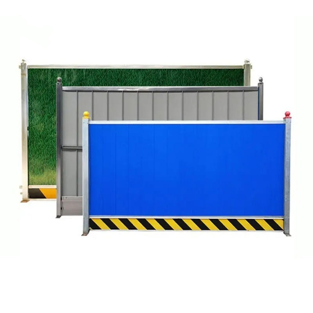 Custom Colors Anti Corrosion Construction Site Colorbond Panel Fence