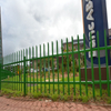 Welded Steel Palisade Fence Galvanized Powder Coated Perimeter Security Fence