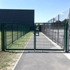 Weather Resistant Double Gate Galvanized Perimeter Enclosure