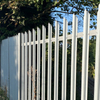 Welded Steel Palisade Fence Galvanized Powder Coated Perimeter Security Fence