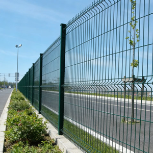 3D Curved Wire Mesh Galvanized Materials Clear View Fence Steel for House & Gardens 
