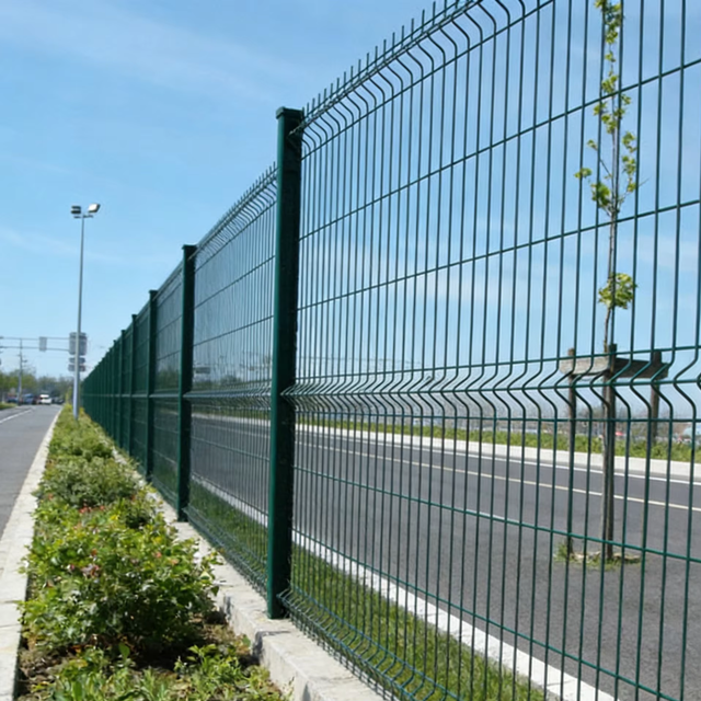 3D Curved Wire Mesh Galvanized Materials Clear View Fence Steel for House & Gardens 