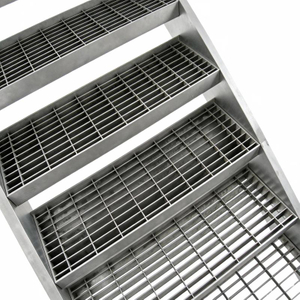 Anti-slip Galvanized Stair Tread Grating for Outdoor Stairs