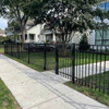 Wholesale Classic Picket Powder Coated Aluminum Ornamental Fence for Landscape