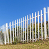 Welded Steel Palisade Fence Galvanized Powder Coated Perimeter Security Fence