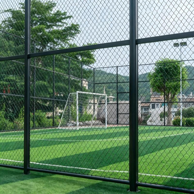 Green Wire Mesh Sport Fence for Sports Court