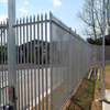 Custom W Type Galvanized Palisade Fence for Warehouse