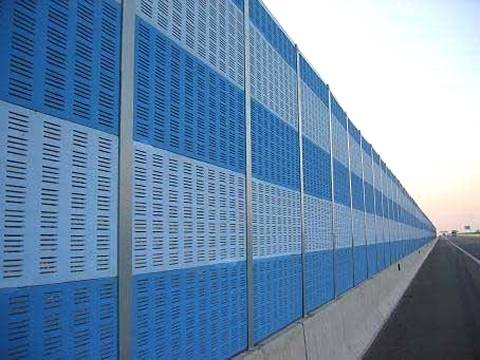 Soundproof Micro Hole Noise Barrier for Highway