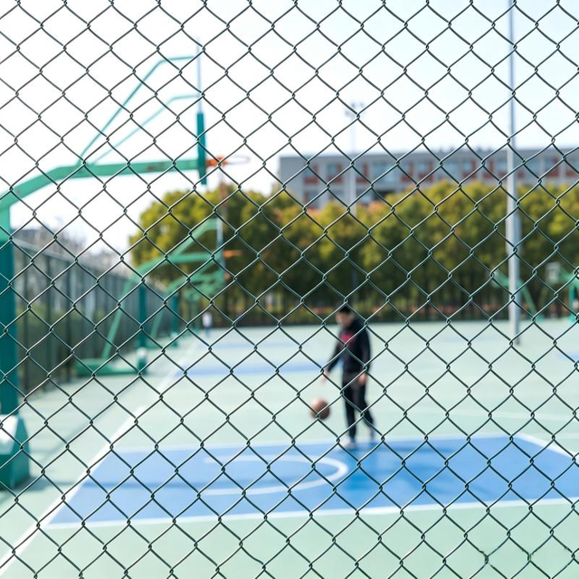 Green Wire Mesh Sport Fence for Sports Court