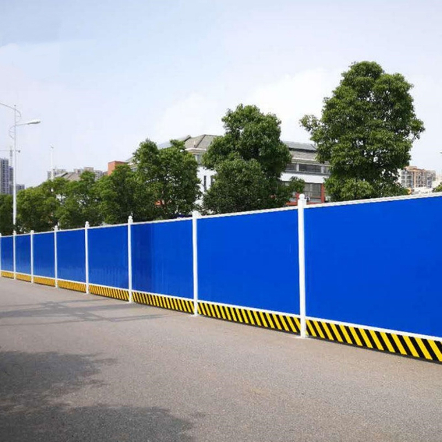 Custom Colors Anti Corrosion Construction Site Colorbond Panel Fence