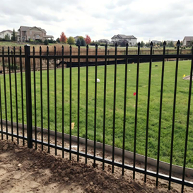 High-Security Anti-Climb Privacy Galvanized Steel Fence