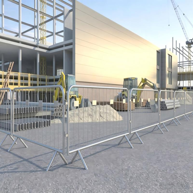 Hot Dip Galvanized Portable Modular Event Temporary Crowd Control Barrier
