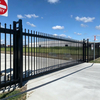 Sliding Gate With Matching Fence Gate Fabrication