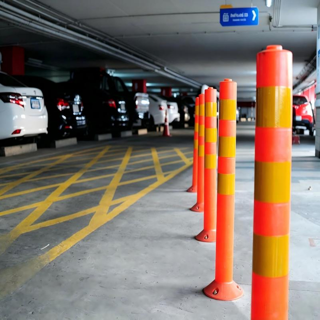 Impact Resistant Safety Bollard for Road
