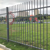 Galvanized Tubular Black Steel Fence Panel for Residential