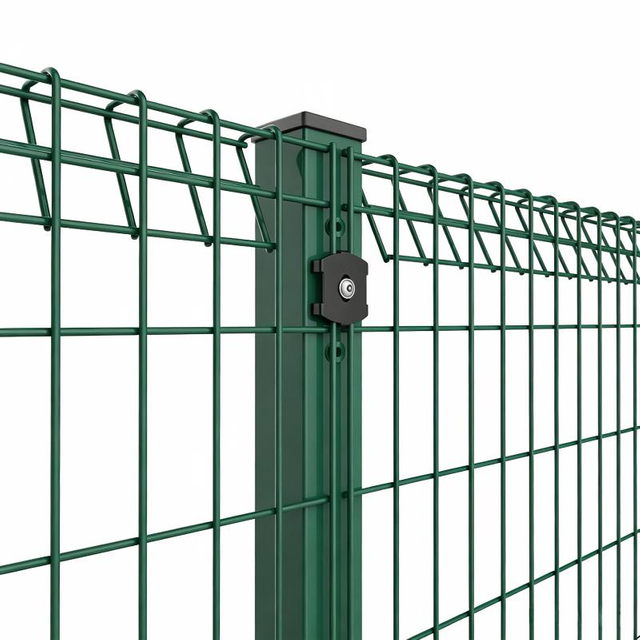Galvanized Roll Top BRC Garden Wire Mesh Fence