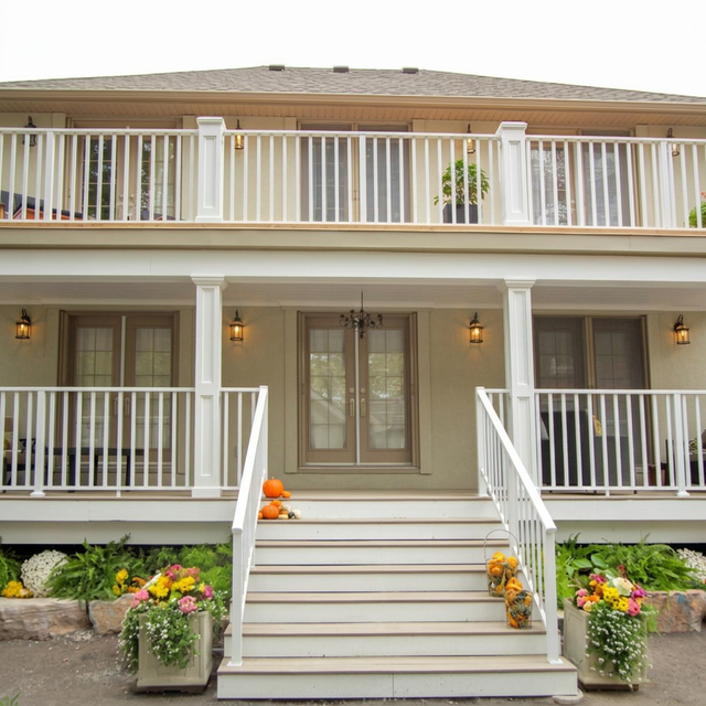 OEM Supplier Galvanized Steel Anti Rust Stair Railing for Residential