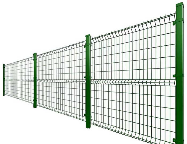 3D Curved Wire Mesh Galvanized Materials Clear View Fence Steel for House & Gardens 