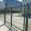 Weather Resistant Double Gate Galvanized Perimeter Enclosure