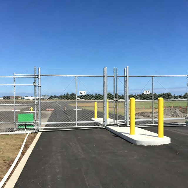 Sliding Gate With Matching Fence Gate Fabrication