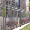 Galvanized Tubular Black Steel Fence Panel for Residential