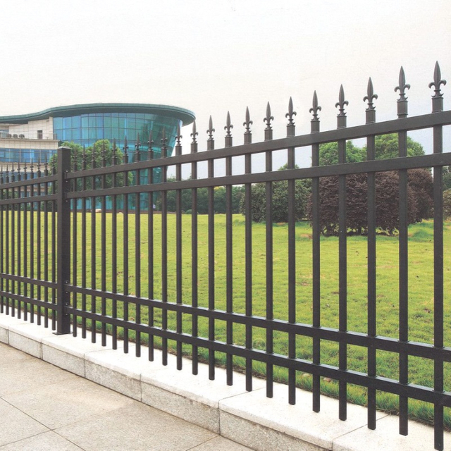 Steel Fence Manufacturer Decorative Garden Steel Fence Panels for Backyard